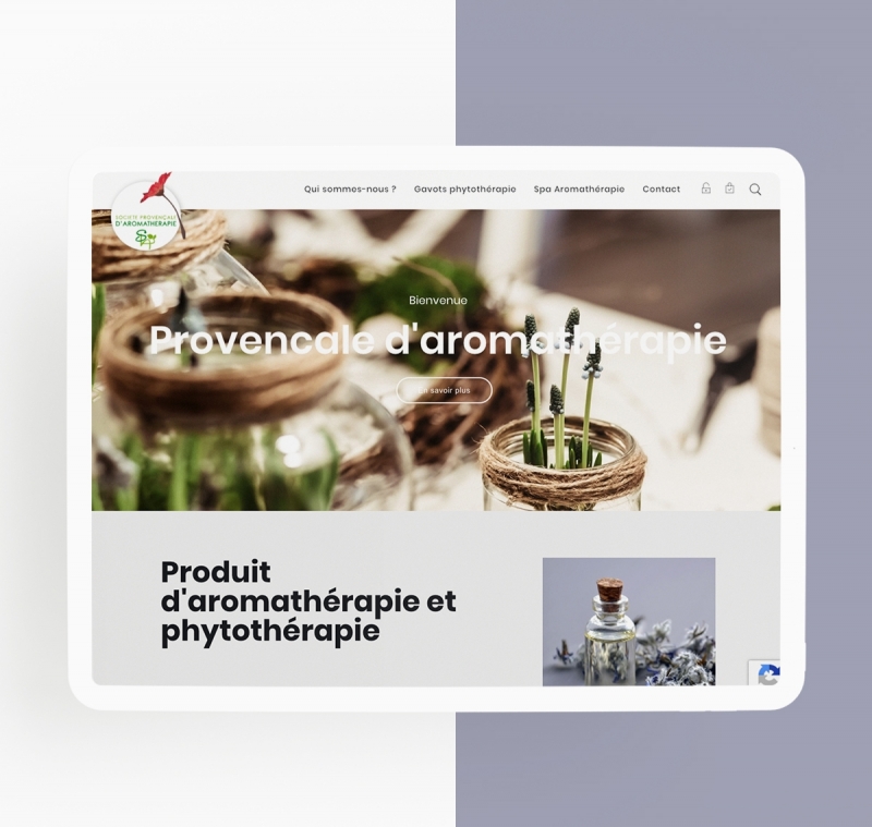 création site e-commerce Provençale Aromathérapie